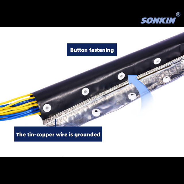 Manga tipo hebilla blindada LPC