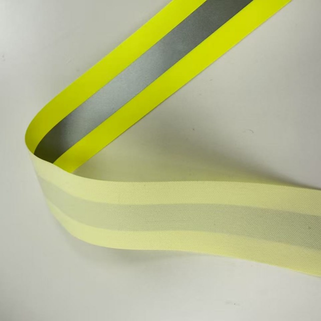 5CM Aramid High Visibility Flame-retardant Reflective Strip - Fluorescent Yellow