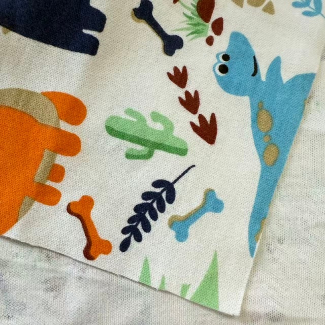 Tejido de punto pijama ignífugo para niños estándar americano