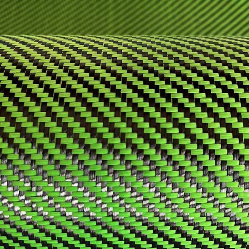 Tejido retardante de llama tejido con mezcla de fibra de carbono Kevlar de 200 g/m2