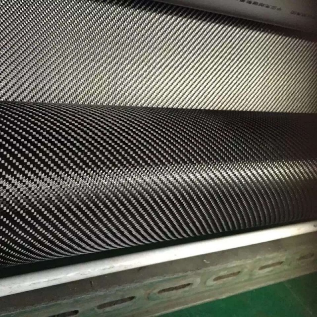 3K 160 GSM Fibra de carbono de tela