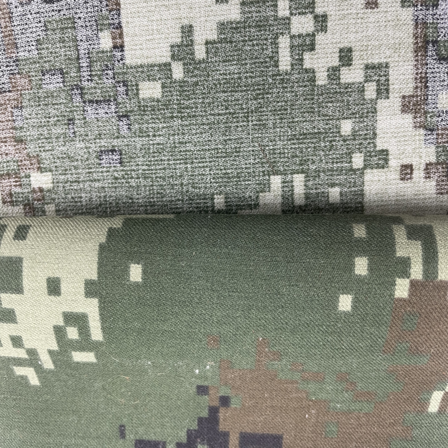 Tela ignífuga con estampado de camuflaje de metaaramida de 180 g/m²