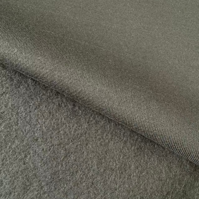 Tela de punto de sudadera de lana de un solo lado ignífuga mezclada de acrílico modificado