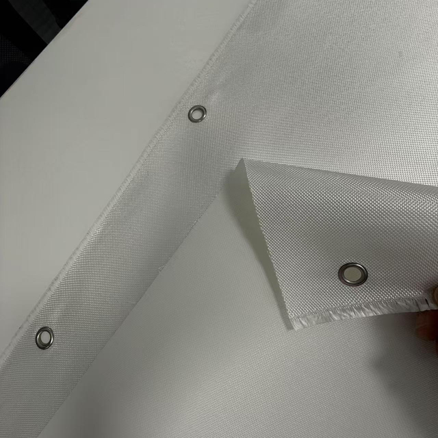 Firecoof fibra de vidrio de sílice y tela de cortina de alta temperatura