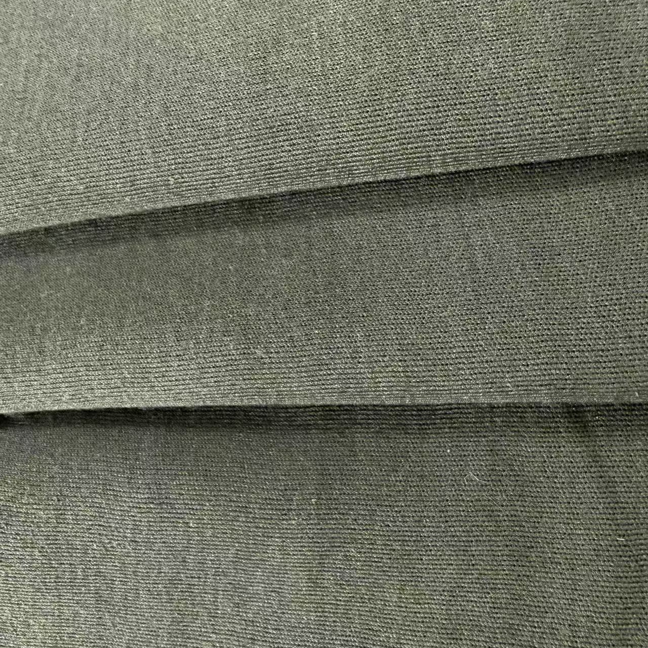 340GSM Ejército verde 100% meta aramida tejido de retardante de punto