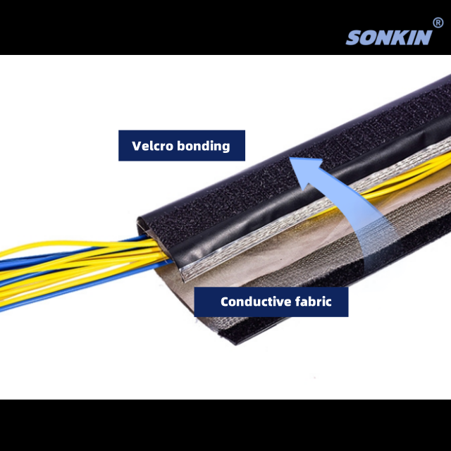 Manga adhesiva protegida de APCMS