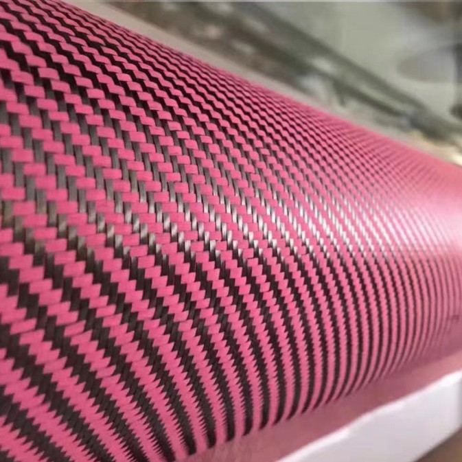 Tejido retardante de llama tejido con mezcla de fibra de carbono Kevlar de 200 g/m2