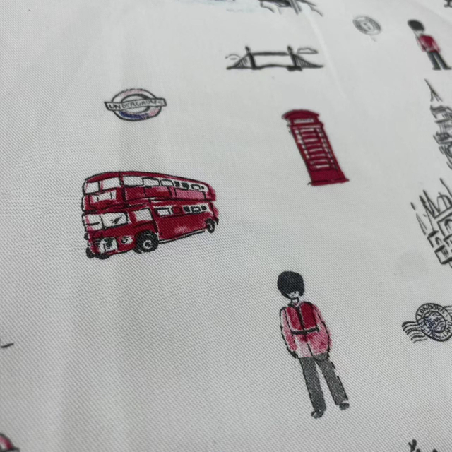 Tela tejida ignífuga de impresión digital mezclada de algodón modacrílico 130gsm 