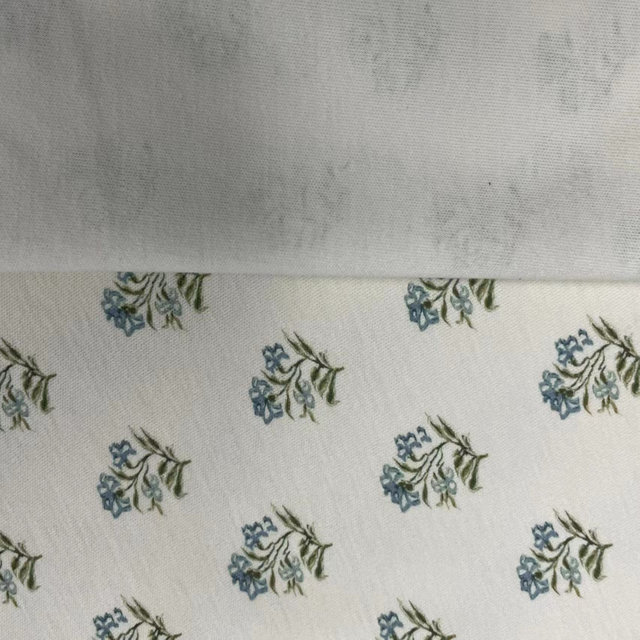 Tela de punto ignífuga con impresión digital de algodón modacrílico 220gsm