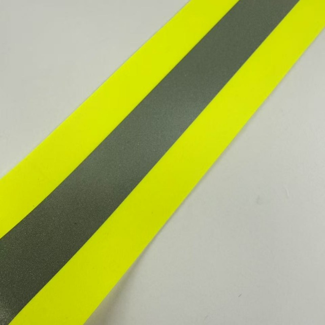 5CM Aramid High Visibility Flame-retardant Reflective Strip - Fluorescent Yellow