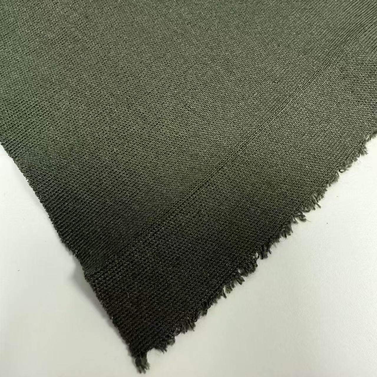 340GSM Ejército verde 100% meta aramida tejido de retardante de punto