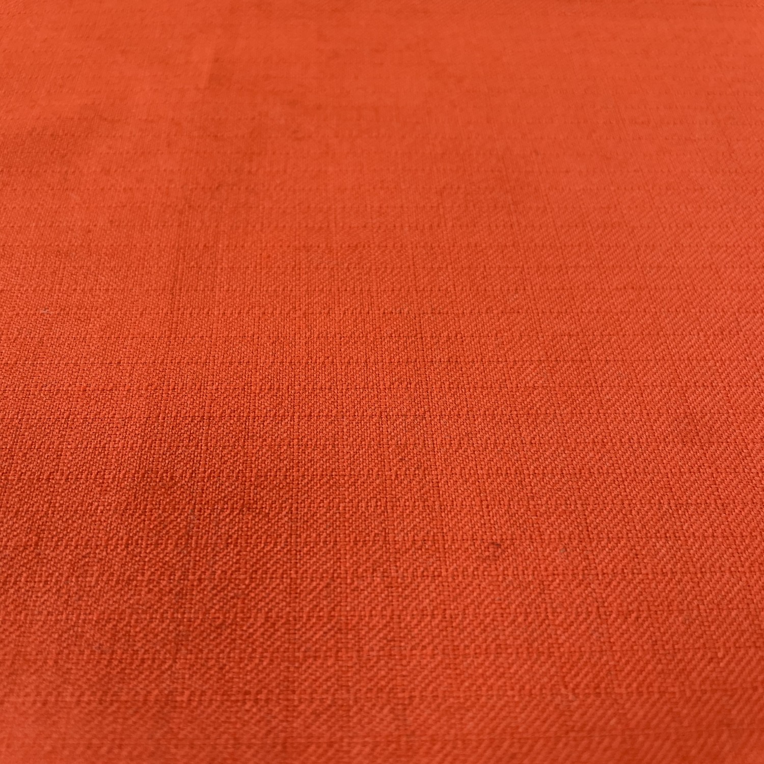 Tela ignífuga a cuadros de metaaramida naranja de 210 g/m² 