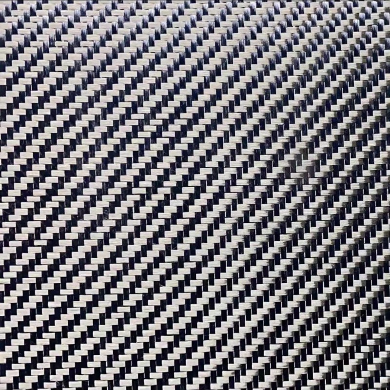 Tejido retardante de llama tejido con mezcla de fibra de carbono Kevlar de 200 g/m2