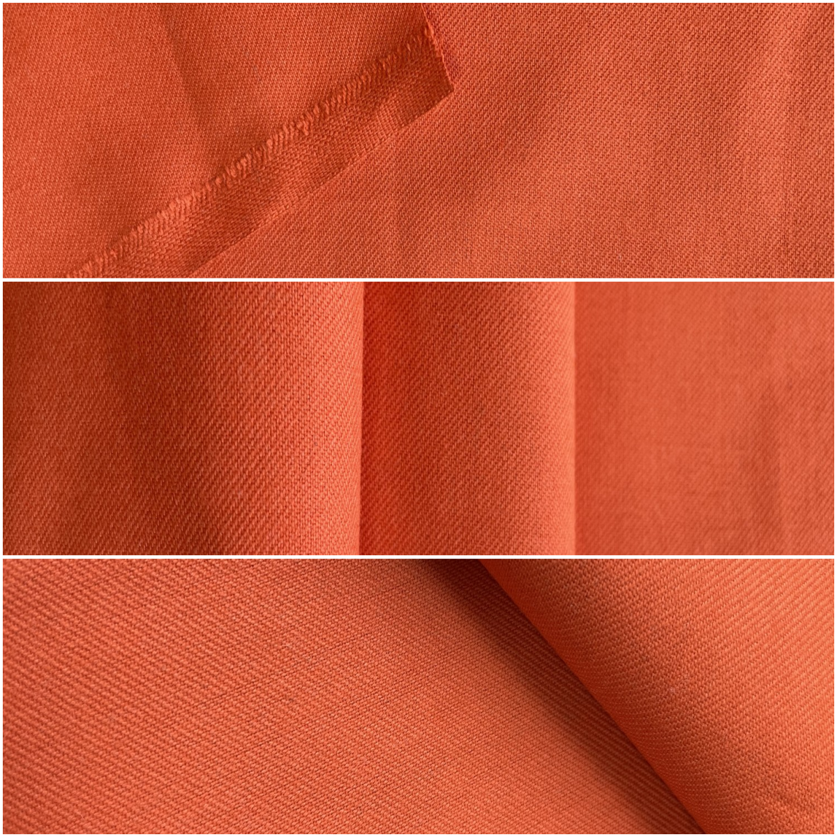 Tela retardante de llama de meta-aramida naranja de 210gsm para extinción de incendios