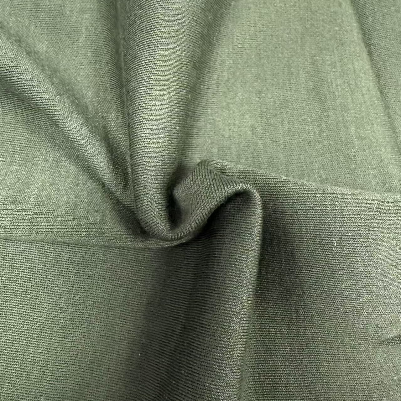 340GSM Ejército verde 100% meta aramida tejido de retardante de punto