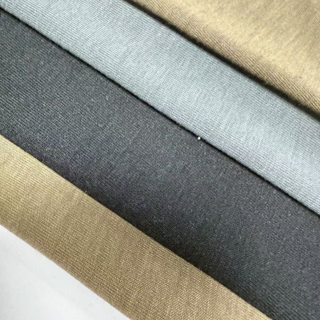 Tela de sudor de punto retardante combinado de tencel acrílico modificado