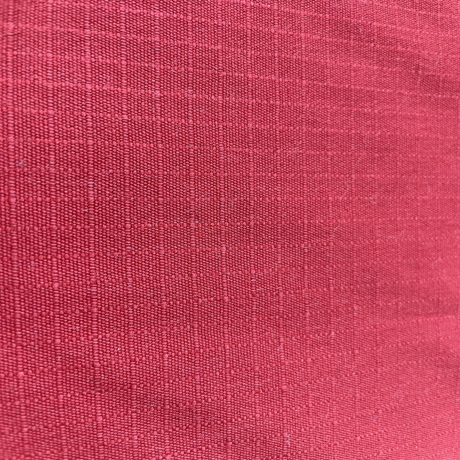 Tela ignífuga a cuadros de metaaramida roja de 210 g/m² 