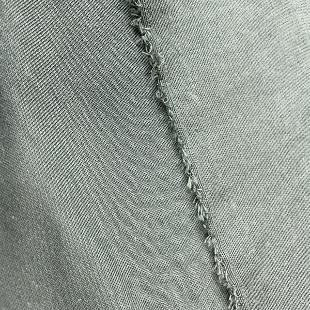 Tela ignífuga hecha punto lados dobles verdes de Meta Aramid 300gsm