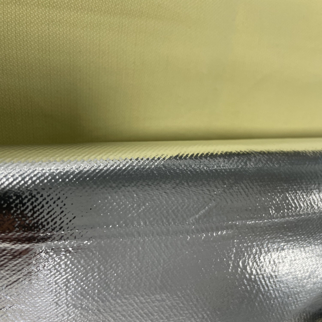 230GSM para película de aluminio para aramid compuesto tela retardante