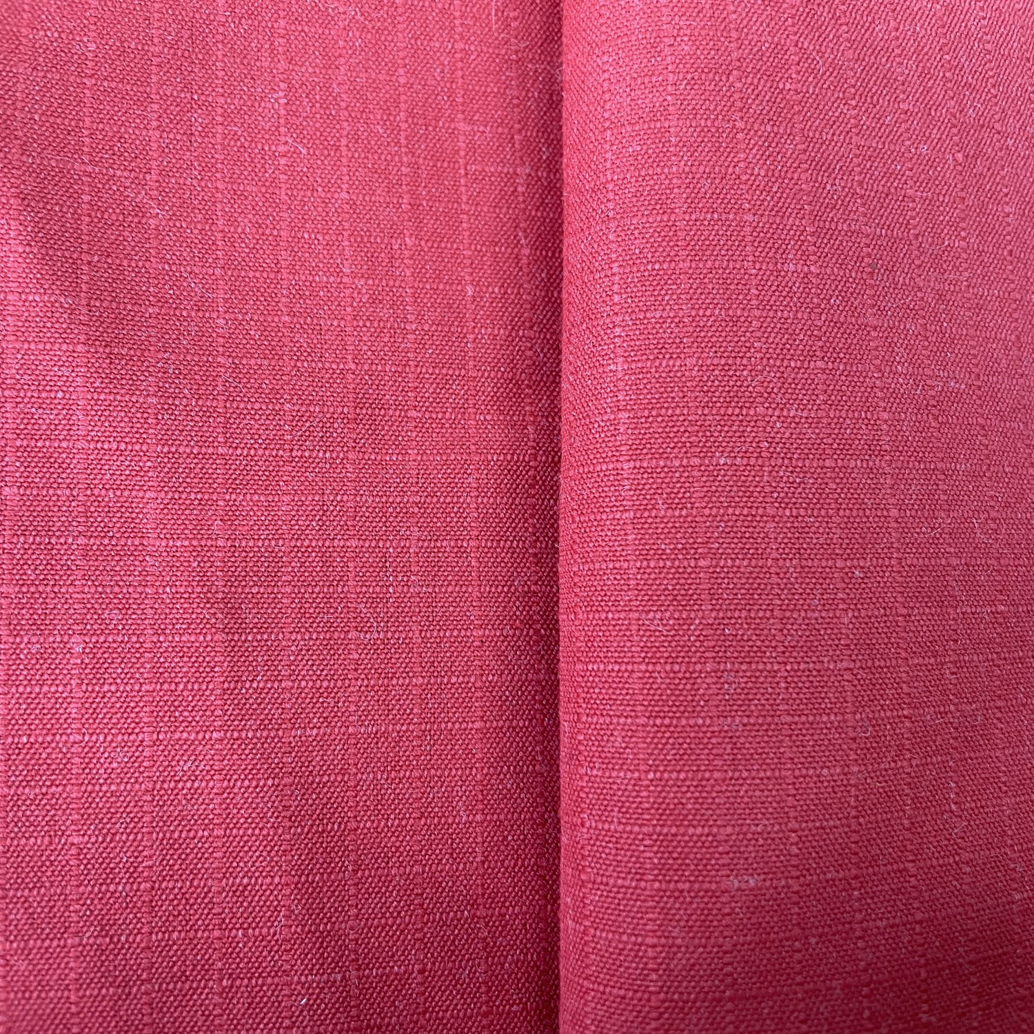 Tela ignífuga a cuadros de metaaramida roja de 210 g/m² 