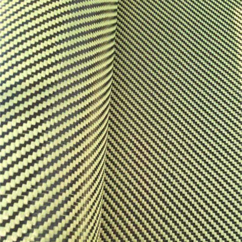 Tejido retardante de llama tejido con mezcla de fibra de carbono Kevlar de 200 g/m2