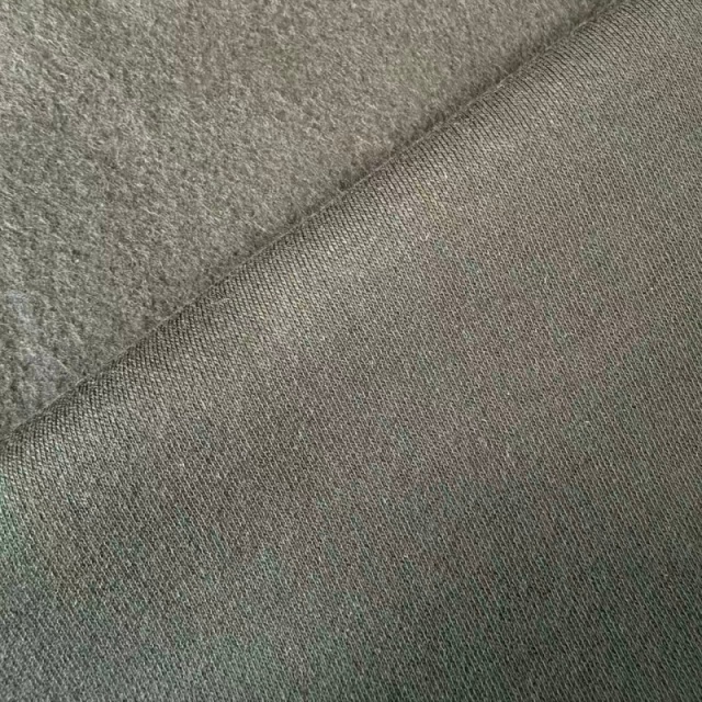 Tela de punto de sudadera de lana de un solo lado ignífuga mezclada de acrílico modificado