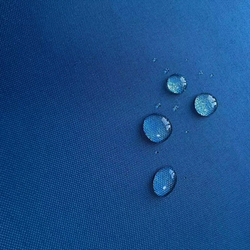 Tela Oxford recubierta de PU impermeable y ignífuga sin flúor